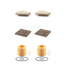 PUR 2x Air + 2x Cabin + 2x Engine Cartridge Oil Filter (6 Total) Kit Replacement For Toyota RAV4 Camry Venza Lexus ES350 Scion tC Avalon KFM-101313