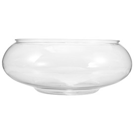 Milisten Flower Vase Round Vase with Wide Opening Terrarium Succulent Planter Hydroponic Planter Flower Container Table Decoration