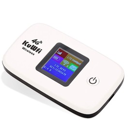 KuWFi Mobile WiFi Hotspot 4G LTE Unlocked Wireless Internet Router Travel Devices with SIM Card Slot for Bell/Fido/Freedom/Koodo/Public/Rogers/Virgin