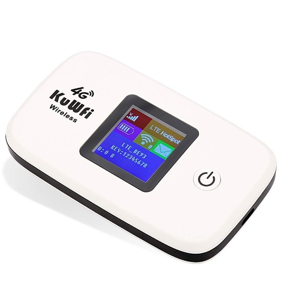 KuWFi Mobile WiFi Hotspot 4G LTE Unlocked Wireless Internet Router