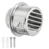 PATIKIL 4" 304 Stainless Steel Vent Cover, Exterior Wall Round