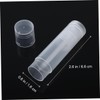 WOONEKY 50pcs Empty Lip Balm Containers Lip Balm Tube with