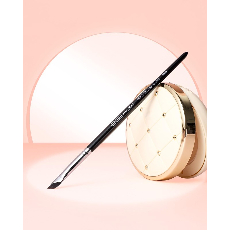 EIGSHOW Eyeliner Brush, Crescent Eyeliner Brush, Fine Angled Ultra Thin