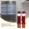 VICASKY 4pcs Christmas Refrigerator Handle Easy to Use Hook and