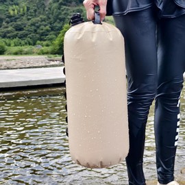 Swimming Buoy Open Water - Swim Safety Float with Adjustable Strap,Water Weight Bags, Multifunctional Swim Float for Camping Boating Kayaking Fishing