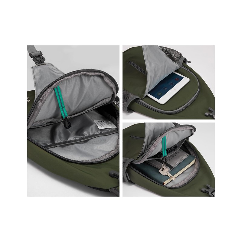 WATERFLY Sling Backpack Sling Bag Shoulder Backpack Shoulder Bag Adjustable