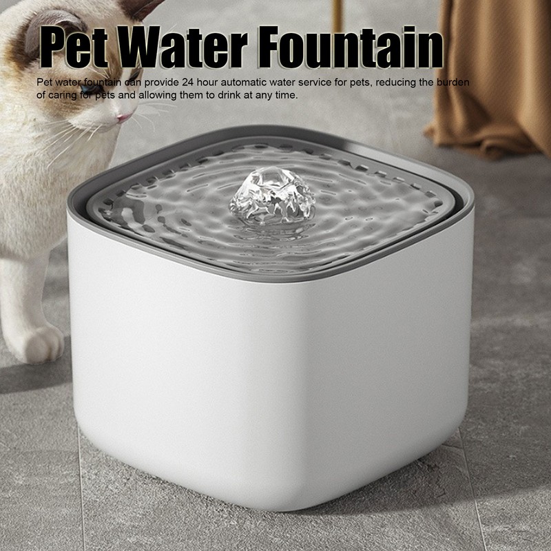 Pet Water Fountain Prevent Slip Circulating Filtering Detachable Automatic Pet