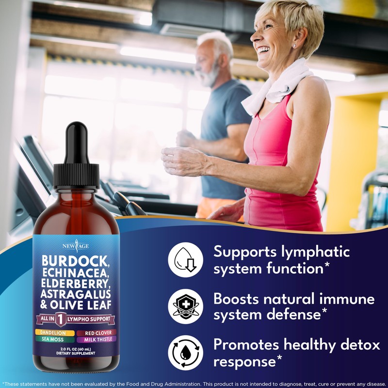NEW AGE Lymphatic Drainage Supplement - Burdock Lymphatic Support Drops