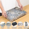AGIOTA Boho Coffee Table Trays Serving Tray with Handles Large