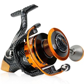 Burning Shark Fishing Reels- 12+1 BB, Light and Smooth Spinning Reels, Powerful Carbon Fiber Drag, Saltwater and Freshwater Fishing-TT3000