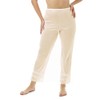 Underworks Nylon Ankle Length Beige Pantliner Pant Slip with Snip