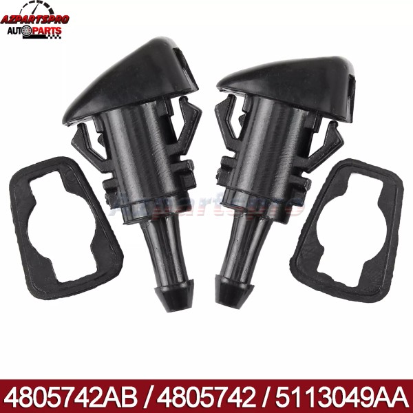 Unbranded 2PCS Windshield Washer Wiper Fluid Spray Nozzle for Dodge