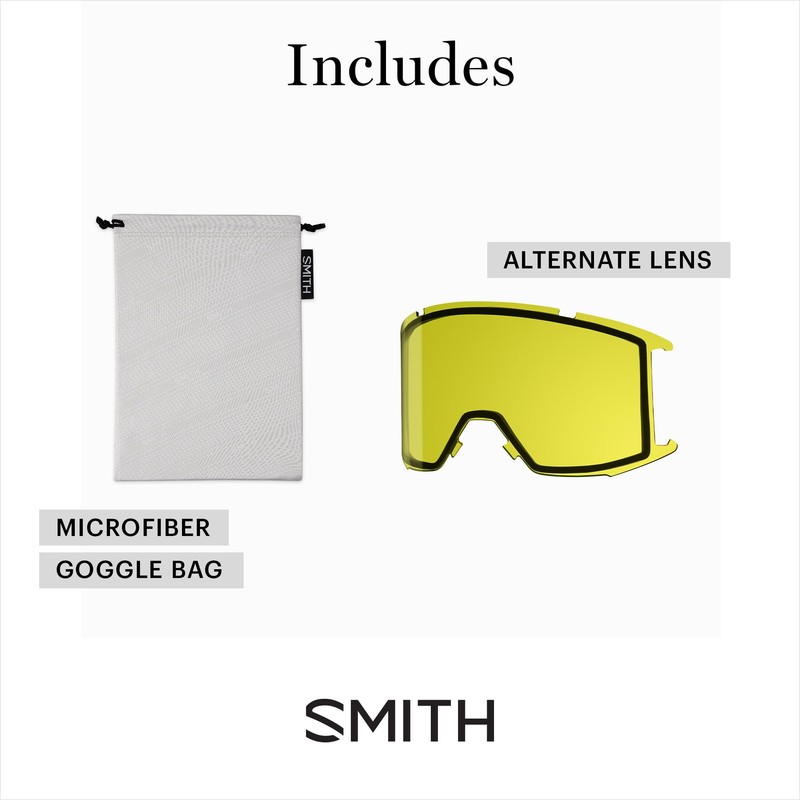 SMITH Squad Replacement Lenses for Glasses, Unisex Adults, Black (Black),