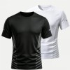 playera deportivas hombre - 2pzs Playeras Hombre Deportivas Secado Rápido
