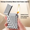 Soft Flame Metal Traditional Cigar Butane Lighter With Adjustable Flame
