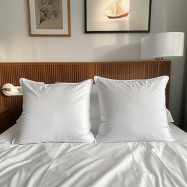 Dormisette Q120 Kissenschutzbezug made from 100% Cotton 80 x 80 CM Pure White