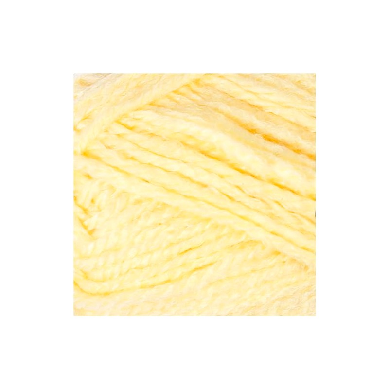 Fantasia Acrylic Yarn, L: 80 m, light yellow, 50g