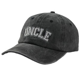 Best Uncle Ever Hats for Men, Uncle Gifts from Niece Nephew, Adjustable Embroidered Cotton Baseball Cap for Dad Papa Grandpa Husband Mr Hubby