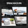 DSSWTP Polka Dot Black White Tissue Box Cover Rectangle PU