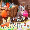 Bememo 100 Pcs Jesus Toys Original Design Mini Rubber Little