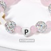 Cross Initial Q Bracelet for Girls, Baptism Gifts for Girl,
