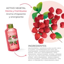 Yves rocher Relaxing Shower Oil and Gel (Raspberry Peppermint)