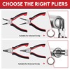 ARROW Snap Ring Pliers Set, 4-Piece Internal/External Circlip Tool Kit