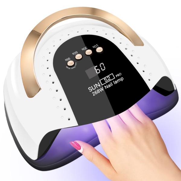 LKE UV Nail Lamp 268W Gel Nail Lamp Nail Dryer