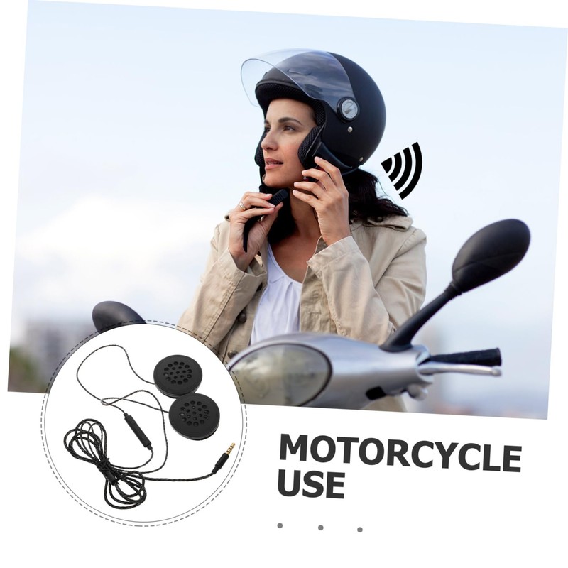 COHEALI Ergonomic Motorcycle Headset with Voice Control High Fidelity Audio