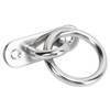 2pcs Stainless Steel Pad Eye Plate High Strength Highly Polished
