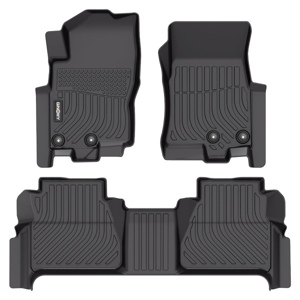 GINOWY-Floor Mats for Nissan Frontier 2022-2025 Crew Cab Floor Mats