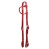 Premium Nylon Single Ear Headstall (Red)