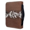 Mumeson Cow Print Bible Cover Bible Protector with Durable Handle
