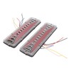 2 PCS Rear Tail Light Bar IP68 Waterproof 24V 50000H