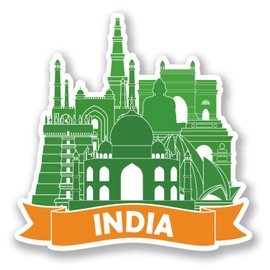 2 x 10cm Vinyl Sticker Laptop Travel Luggage Label Tag n Goa #6487 (10cm x 10cm)