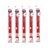 Tombow BCA-260-5P Red Pencils, For Round Pencils (Non-Rolling, Hexagon), ippo!