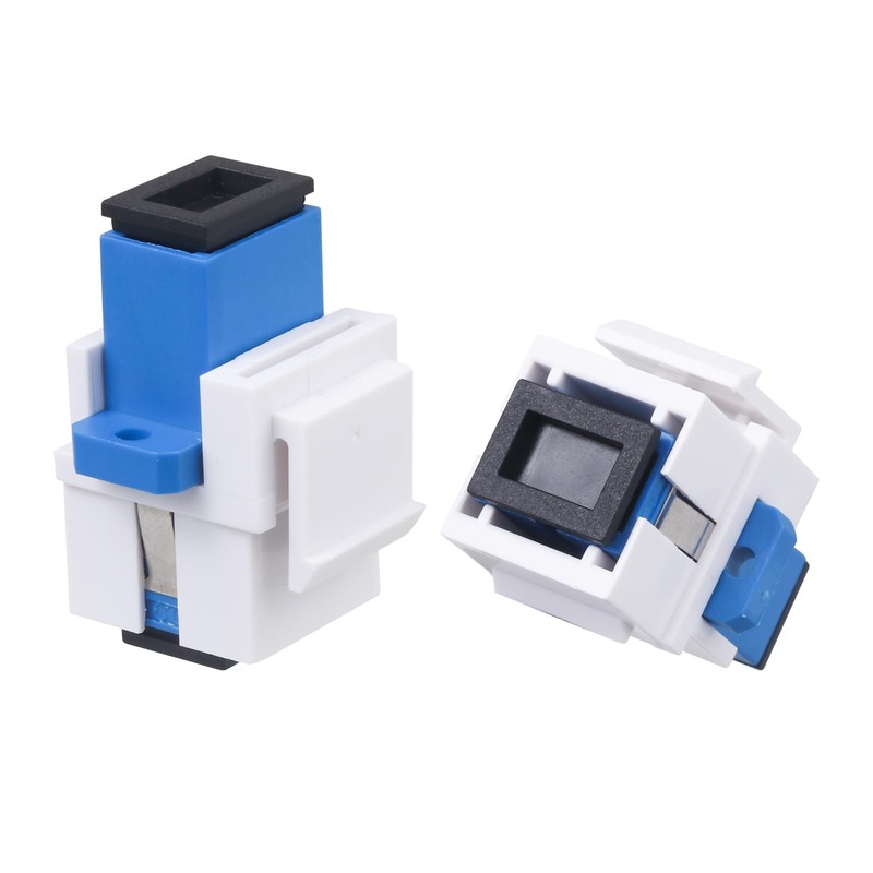 Xunsomten-5pcs SC/UPC Fiber Coupler Keystone Jack Module for Patch Board