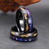 Concept Knight Tungsten Rings for Men Women 8mm Black Men's