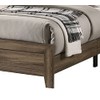 Best Quality Furniture Donna Bed, Dark Walnut, Full