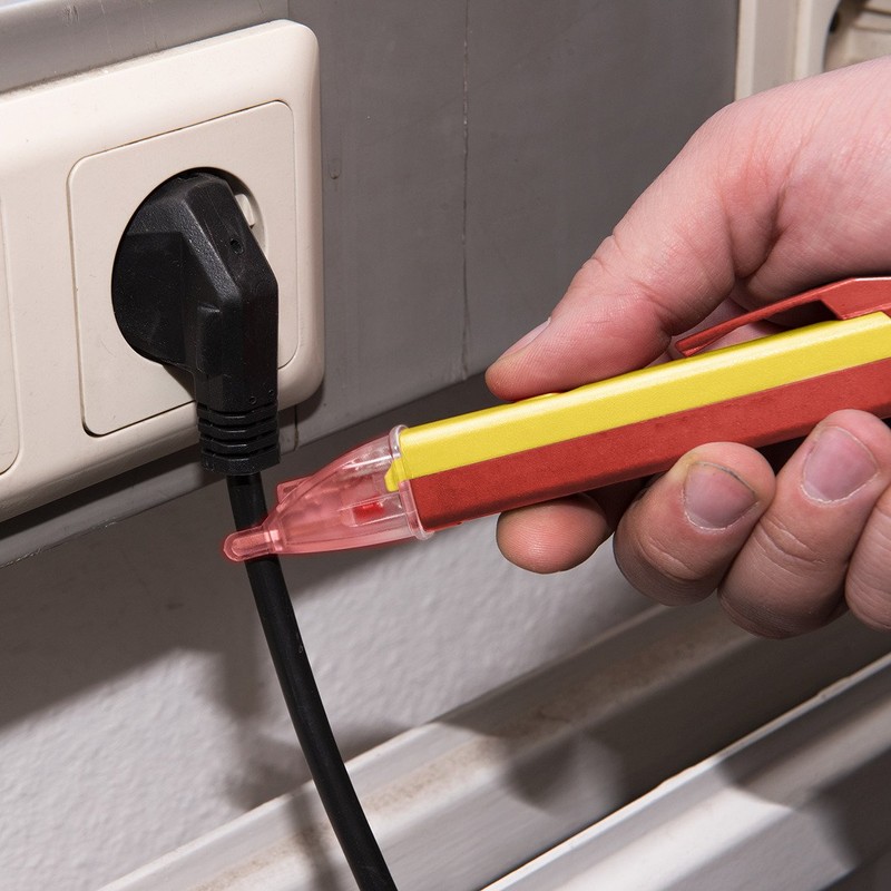 Connex COXB370260 Phasing Tester Contactless, Yellow/Red, One Size