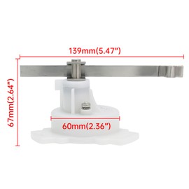 MH Boat Trim Gauge Sensor Rudder Angle Indicator 0-190ohm Signal Marine Trim Balance Sending Unit