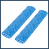 INFINAUTO 4 Pcs Plush Blue Car Seat Belt Protector Shoulder