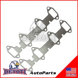Detoti Auto Exhaust Manifold Gasket For 61-77 Ford Caliente 6.4L V8 OHV 16v