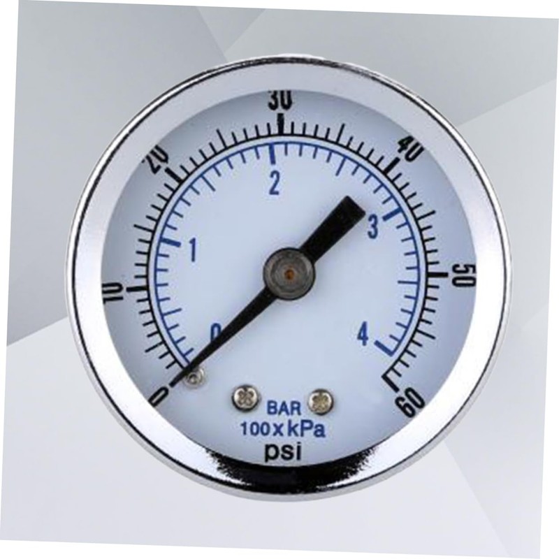 iplusmile 3pcs Psi Dual Scale Air Pressure Gauge Pressure Dial