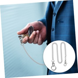 Baluue 1Pc Stylish Pocket Watch Chain Durable Clothing Accessory High Grade Jeans Buckle Chain for Handbags and Outfits for DIY Enthusiasts