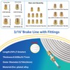 smseace 55Pack 3/16 Inch+3/16 Inch Brake line kit Include 25
