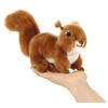 Reaistic Red Squirrel Stuffed Animal Plush Toy 6 Inches