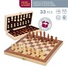 COLORBABY 45595 CB Games Wooden Chess Game No Colour