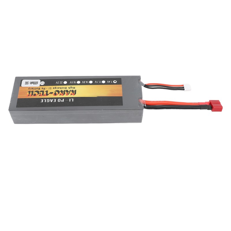 7.4V 50C 6000mAh Lipo Battery High Capacity Lightweight Powerful 2S