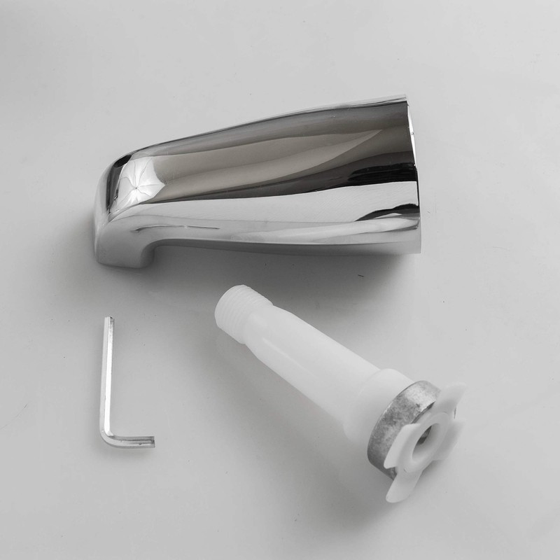 SENTO Slip On Silver Universal Heavy Durable Metal Bathroom Tub